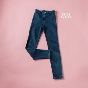 ZARA, Black Skinny Jeans Stretch Denim, Size 6
